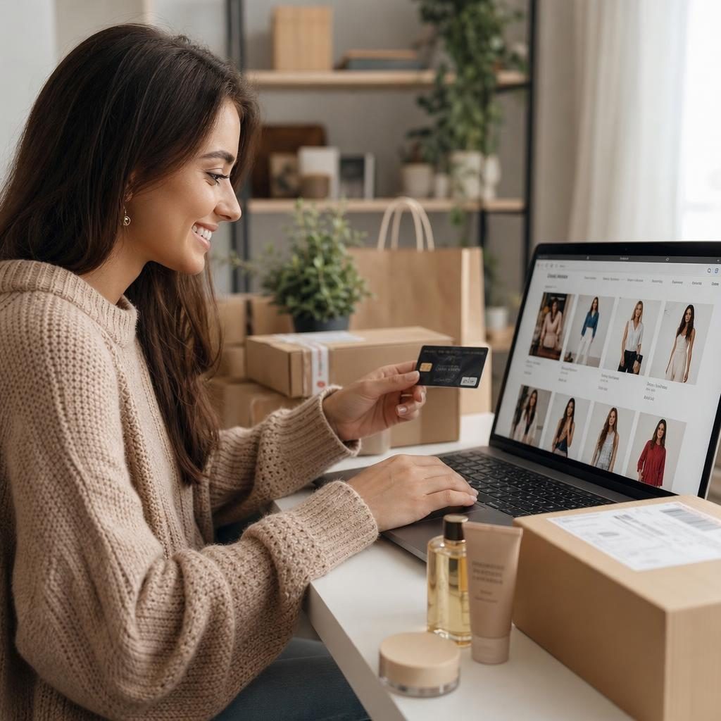 E-commerce dashboard showing Shopify revenue, ROAS and conversion-rate growth across organic and paid channels